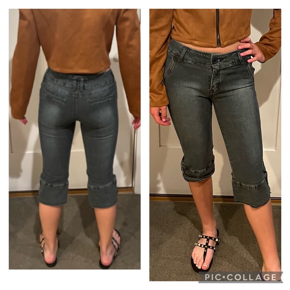 Dutchesse below the knee blue jeans, size 3
